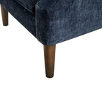Fauteuil d'appoint capitonné, Transitionnel, Coussin amovible, Pieds en bois, 74,3 cm L, 136 kg, 6 couleurs