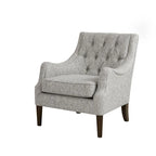 Fauteuil d'appoint capitonné, Transitionnel, Coussin amovible, Pieds en bois, 74,3 cm L, 136 kg, 6 couleurs