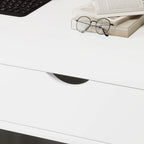 Bureau d'ordinateur pour petits espaces, bureau d'étude pour écolier, petit bureau d'angle avec tiroir et étagères de rangement