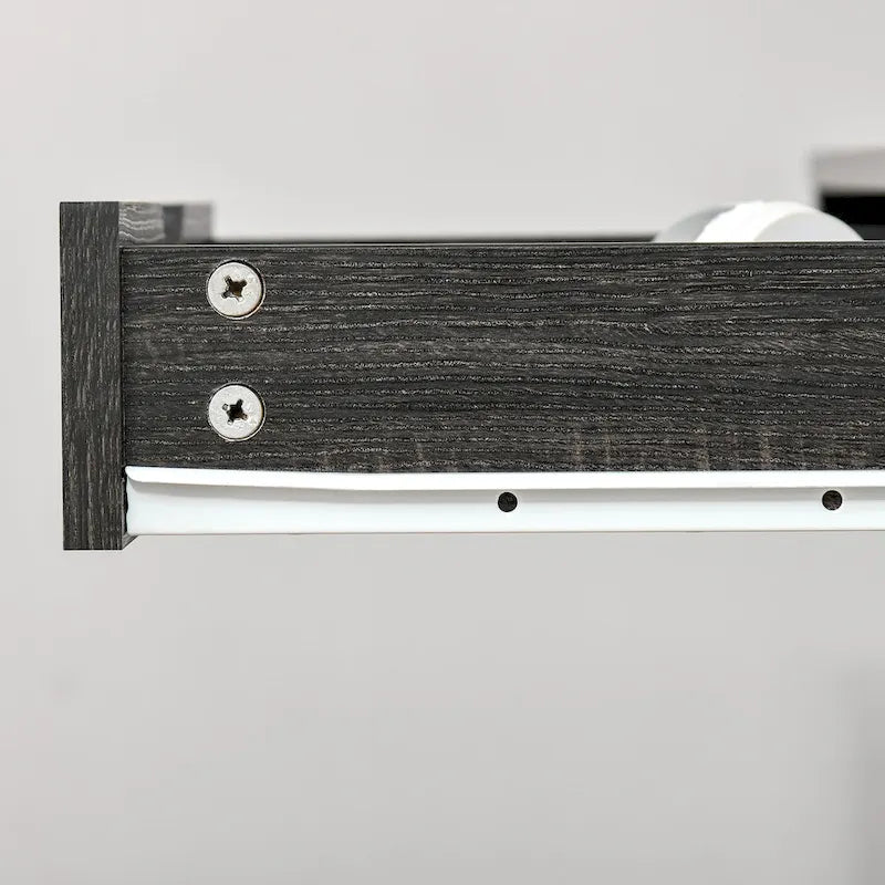Bureau d'ordinateur pour petits espaces, bureau d'étude pour écolier, petit bureau d'angle avec tiroir et étagères de rangement