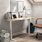 Bureau debout réglable en acier Getty Modern de 47 pouces