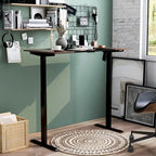 Bureau debout réglable en acier Getty Modern de 47 pouces