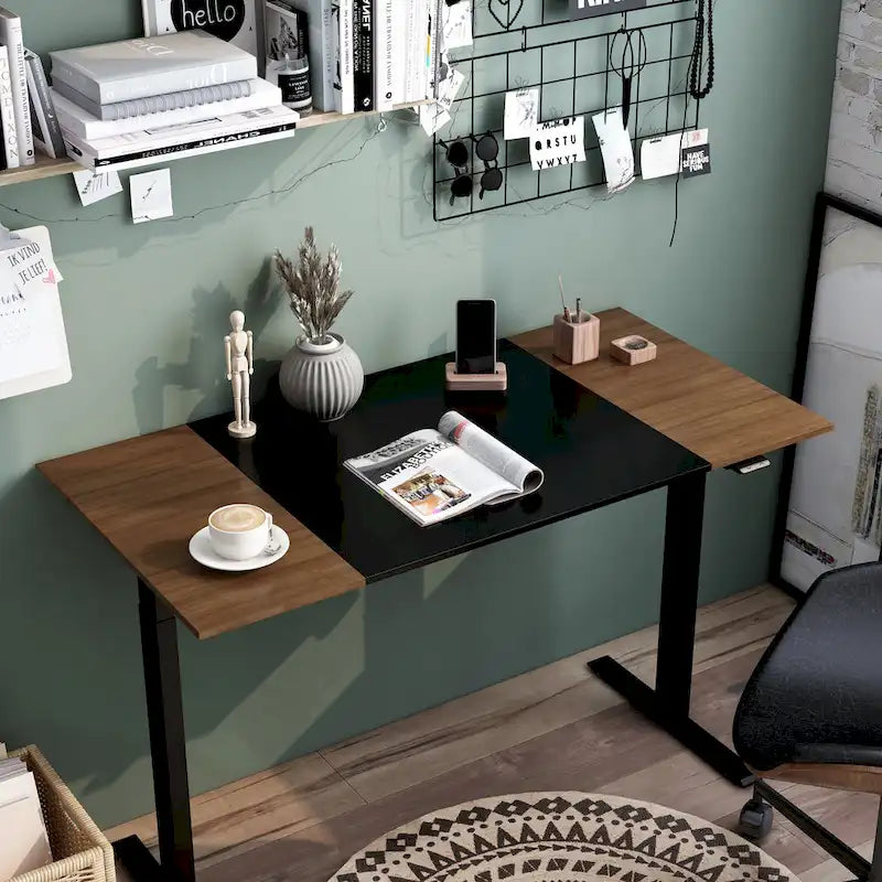 Bureau debout réglable en acier Getty Modern de 47 pouces