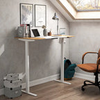 Bureau debout réglable en acier Getty Modern de 47 pouces