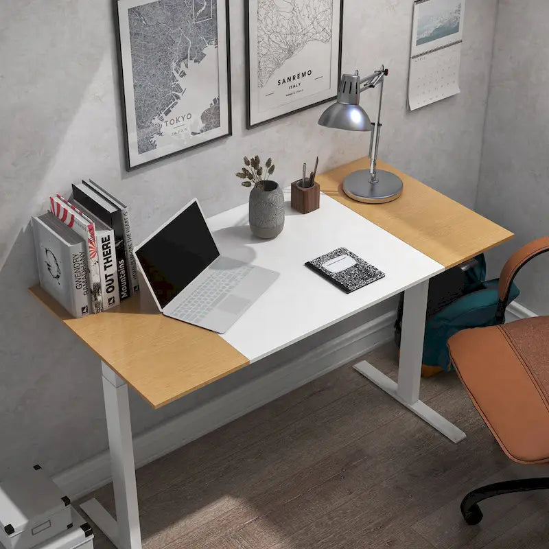Bureau debout réglable en acier Getty Modern de 47 pouces