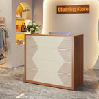 47 Inches Reception Front Desk with Counter