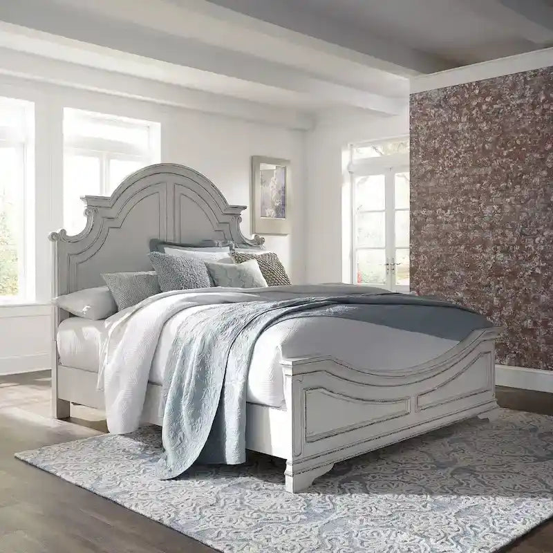 Magnolia Manor King Panel Bed