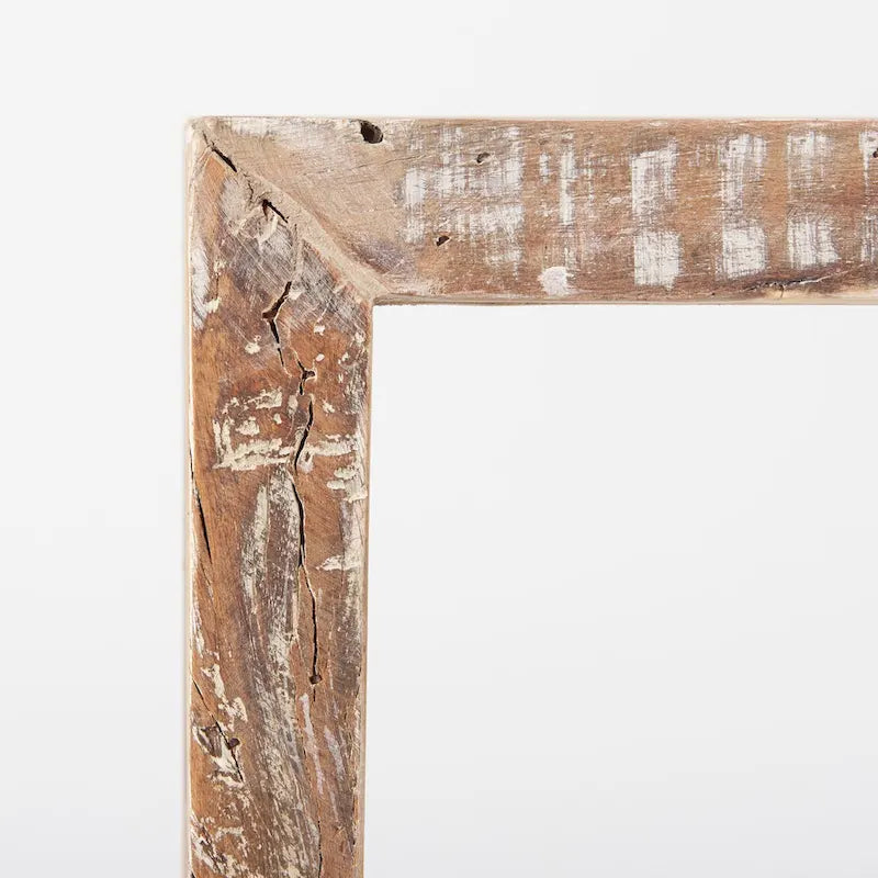 Banc d'entrée en bois recyclé, marron, rustique, cadre cubique, 47"L x 13"P x 18"H