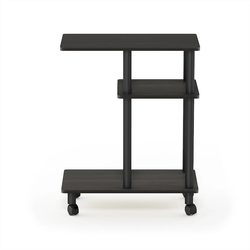 Table d'appoint de canapé en U Turn-N-Tube avec roulettes