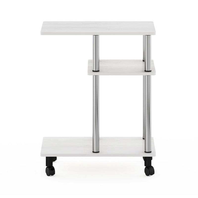 Table d'appoint de canapé en U Turn-N-Tube avec roulettes