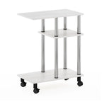 Table d'appoint de canapé en U Turn-N-Tube avec roulettes