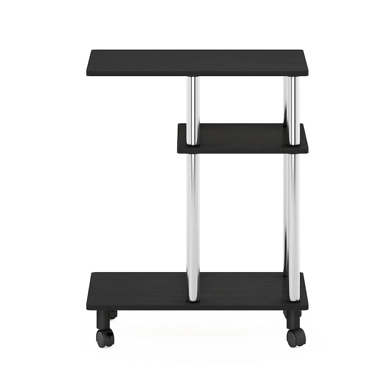 Table d'appoint de canapé en U Turn-N-Tube avec roulettes