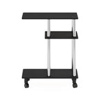 Table d'appoint de canapé en U Turn-N-Tube avec roulettes