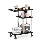 Table d'appoint de canapé en U Turn-N-Tube avec roulettes