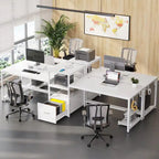 Bureau de jeu pour 2 personnes 240 cm, marron, LED RGB, support de clavier, support de moniteur, multiprise USB