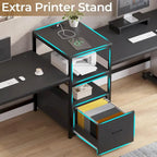 Bureau de jeu pour 2 personnes 240 cm, marron, LED RGB, support de clavier, support de moniteur, multiprise USB