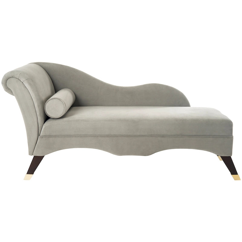 Chaise longue moderne du milieu du siècle avec coussin – 63 larg. x 28 prof. x 30 haut.