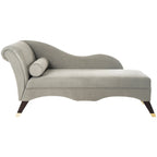 Chaise longue moderne du milieu du siècle avec coussin – 63 larg. x 28 prof. x 30 haut.
