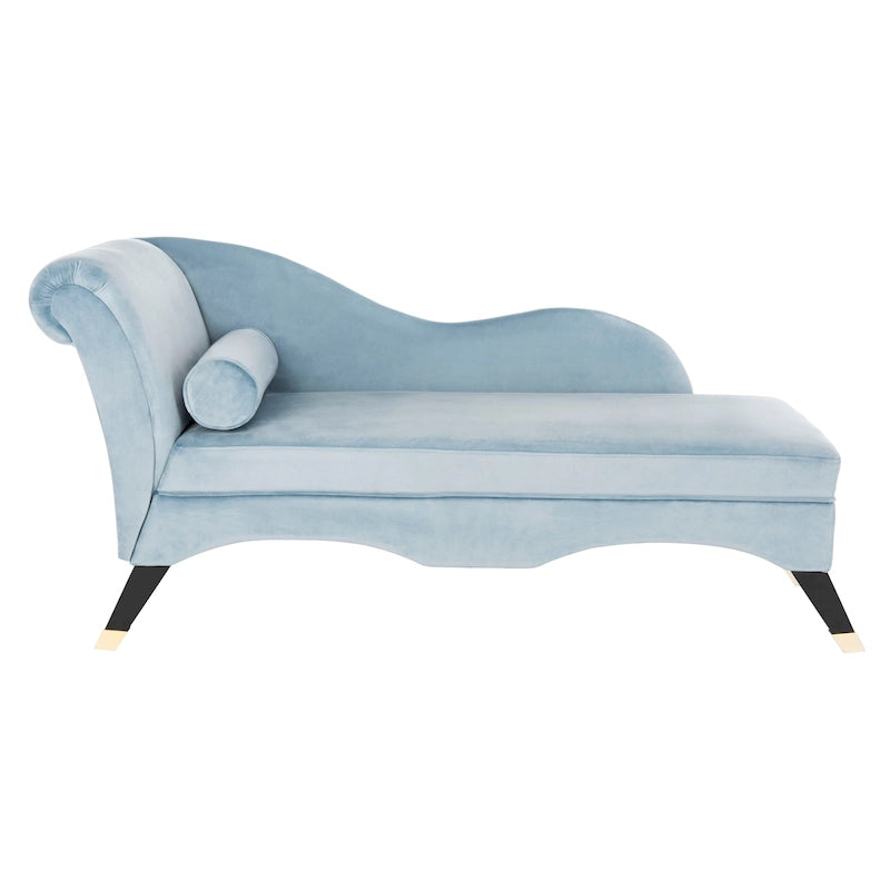 Chaise longue moderne du milieu du siècle avec coussin – 63 larg. x 28 prof. x 30 haut.