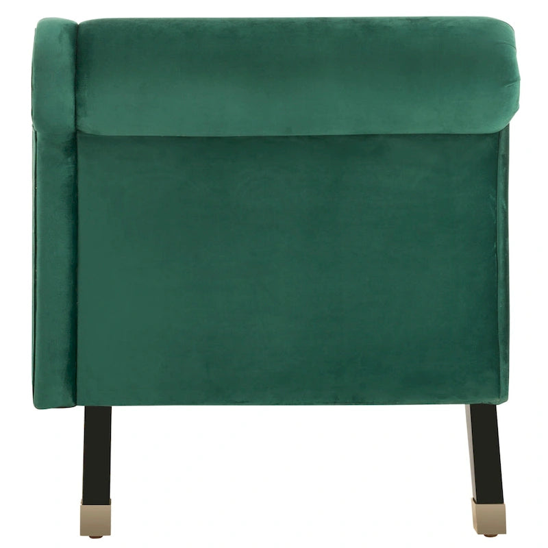 Chaise longue moderne du milieu du siècle avec coussin – 63 larg. x 28 prof. x 30 haut.