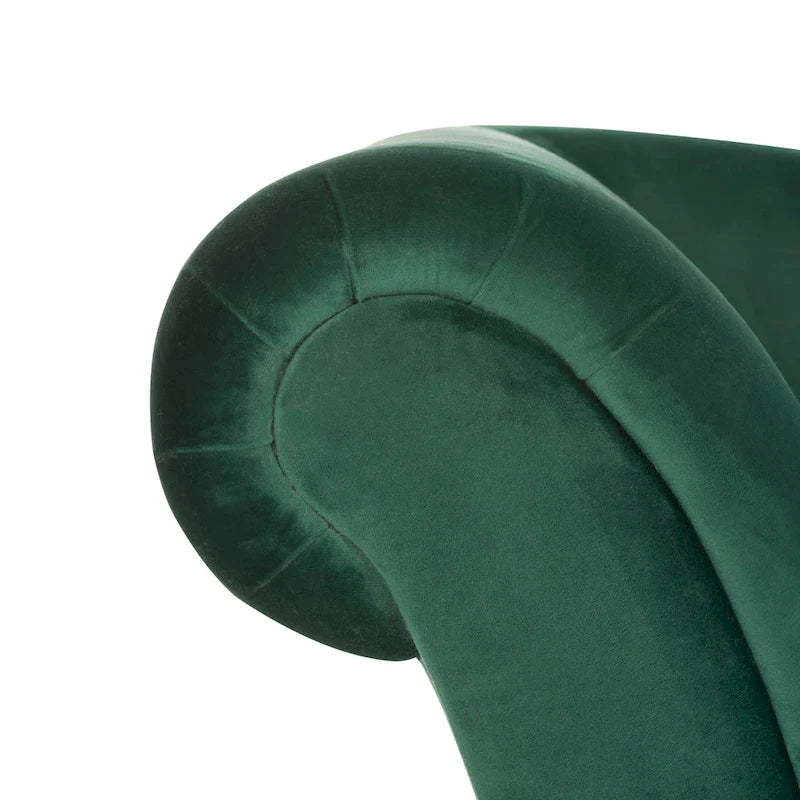Chaise longue moderne du milieu du siècle avec coussin – 63 larg. x 28 prof. x 30 haut.