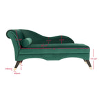 Chaise longue moderne du milieu du siècle avec coussin – 63 larg. x 28 prof. x 30 haut.