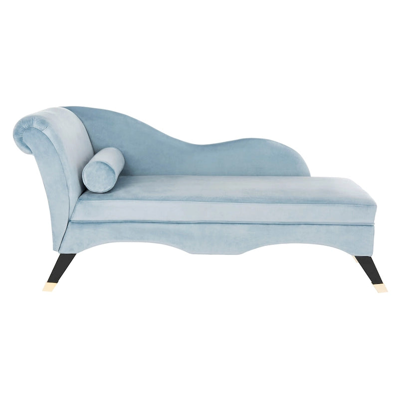 Chaise longue moderne du milieu du siècle avec coussin – 63 larg. x 28 prof. x 30 haut.