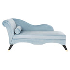 Chaise longue moderne du milieu du siècle avec coussin – 63 larg. x 28 prof. x 30 haut.