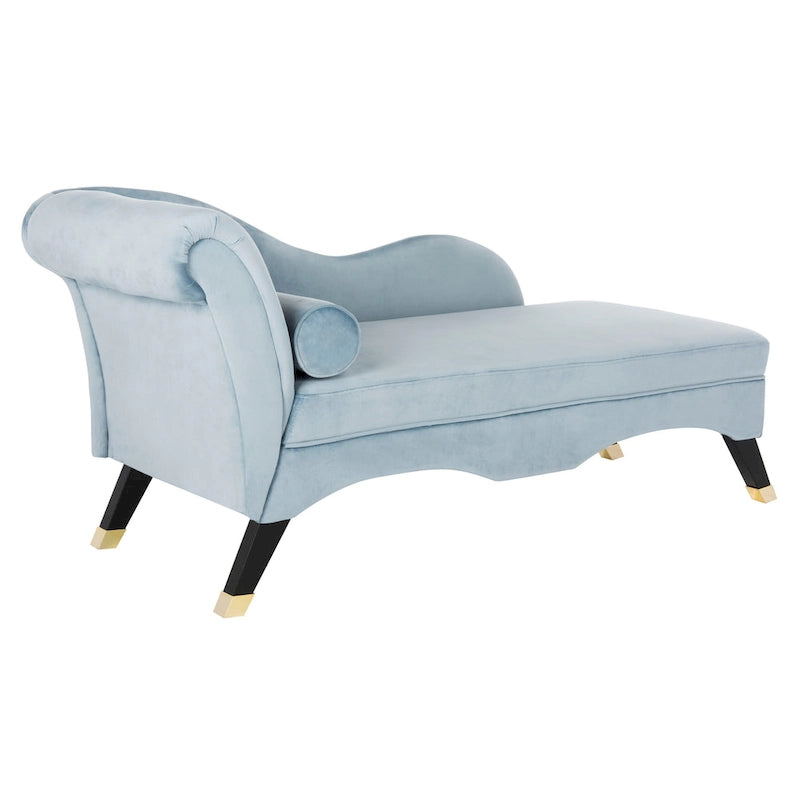 Chaise longue moderne du milieu du siècle avec coussin – 63 larg. x 28 prof. x 30 haut.
