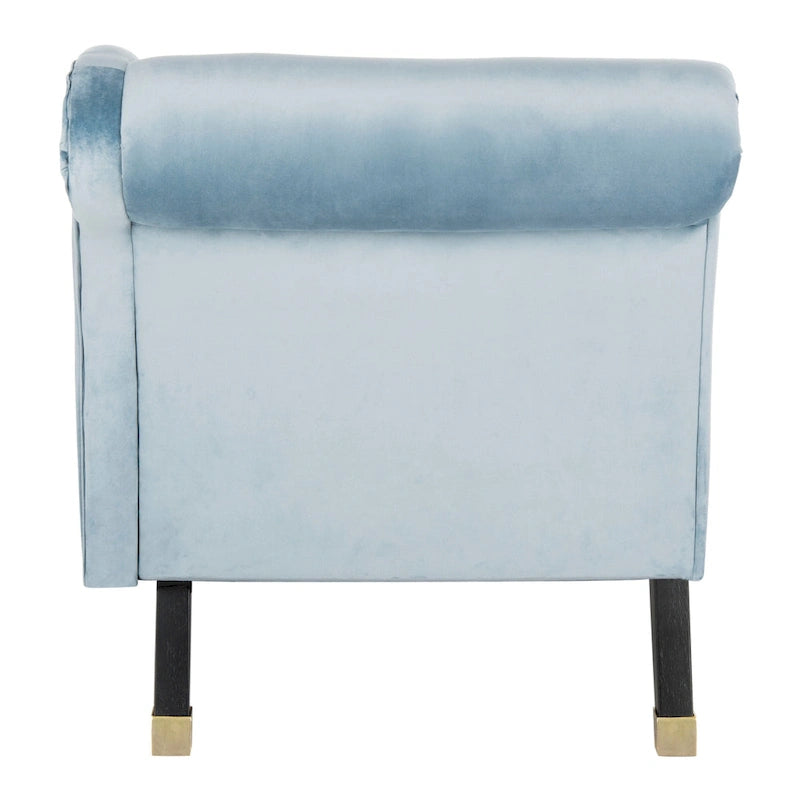 Chaise longue moderne du milieu du siècle avec coussin – 63 larg. x 28 prof. x 30 haut.