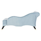 Chaise longue moderne du milieu du siècle avec coussin – 63 larg. x 28 prof. x 30 haut.