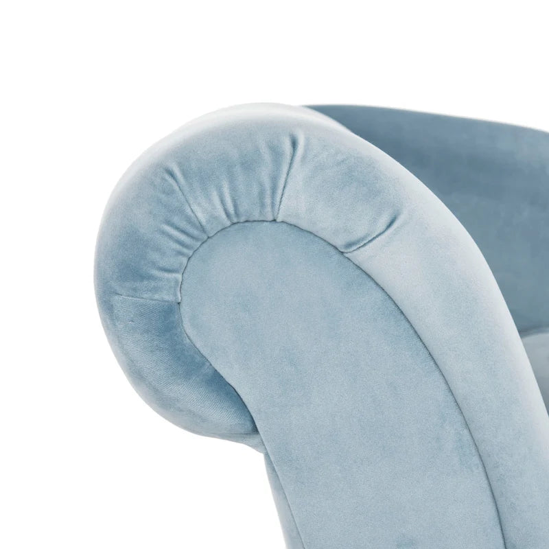 Chaise longue moderne du milieu du siècle avec coussin – 63 larg. x 28 prof. x 30 haut.