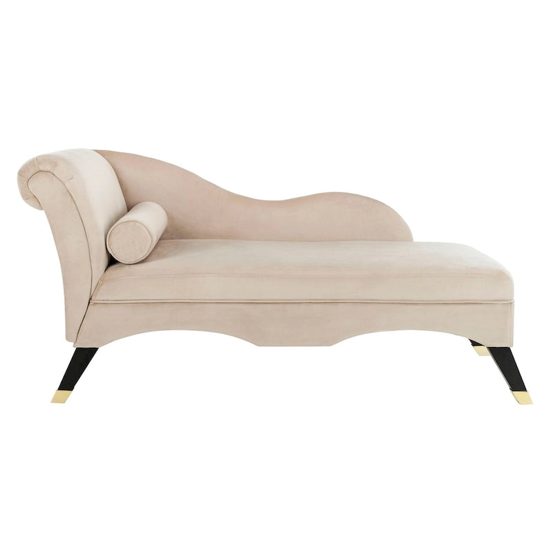 Chaise longue moderne du milieu du siècle avec coussin – 63 larg. x 28 prof. x 30 haut.