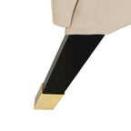 Chaise longue moderne du milieu du siècle avec coussin – 63 larg. x 28 prof. x 30 haut.