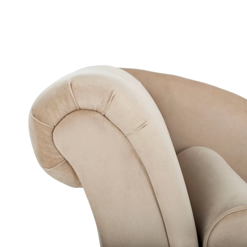Chaise longue moderne du milieu du siècle avec coussin – 63 larg. x 28 prof. x 30 haut.