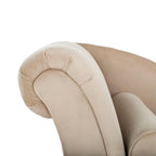 Chaise longue moderne du milieu du siècle avec coussin – 63 larg. x 28 prof. x 30 haut.
