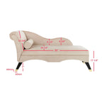 Chaise longue moderne du milieu du siècle avec coussin – 63 larg. x 28 prof. x 30 haut.
