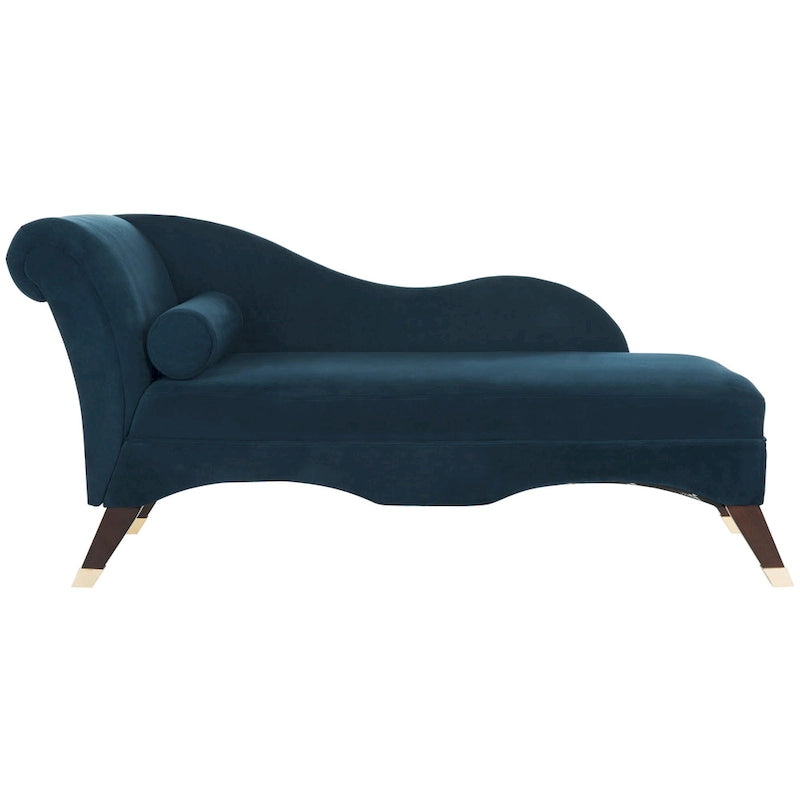 Chaise longue moderne du milieu du siècle avec coussin – 63 larg. x 28 prof. x 30 haut.