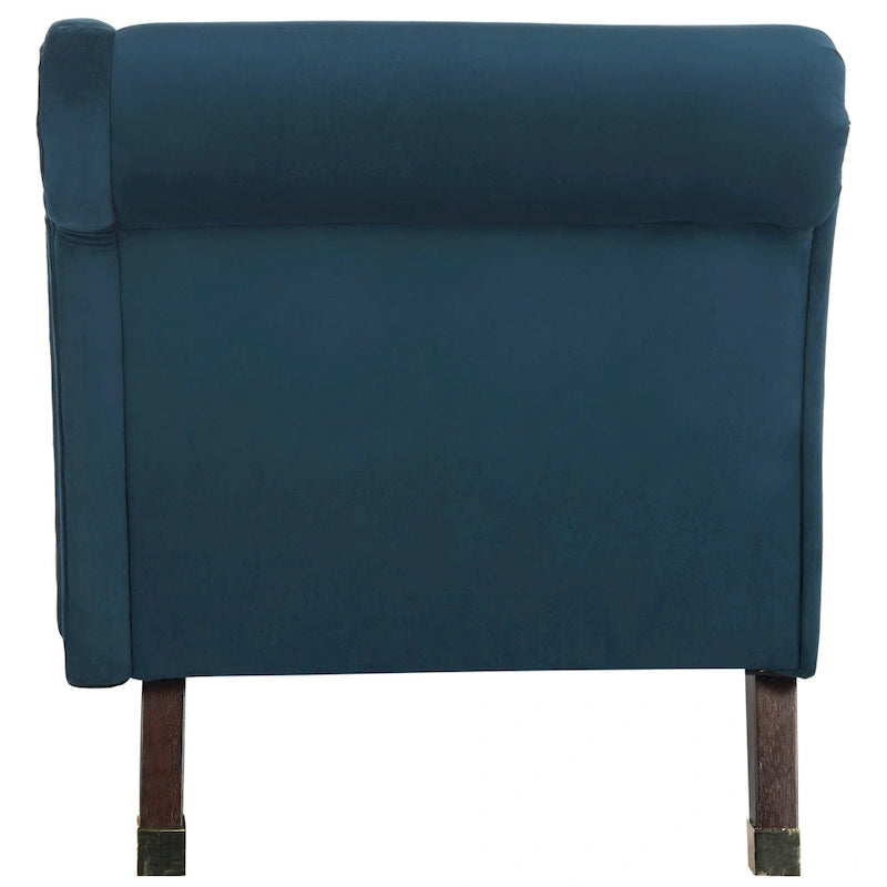 Chaise longue moderne du milieu du siècle avec coussin – 63 larg. x 28 prof. x 30 haut.