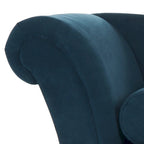 Chaise longue moderne du milieu du siècle avec coussin – 63 larg. x 28 prof. x 30 haut.