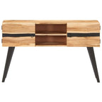 vidaXL Sideboard 47.2x11.8x29.5 Solid Acacia Wood