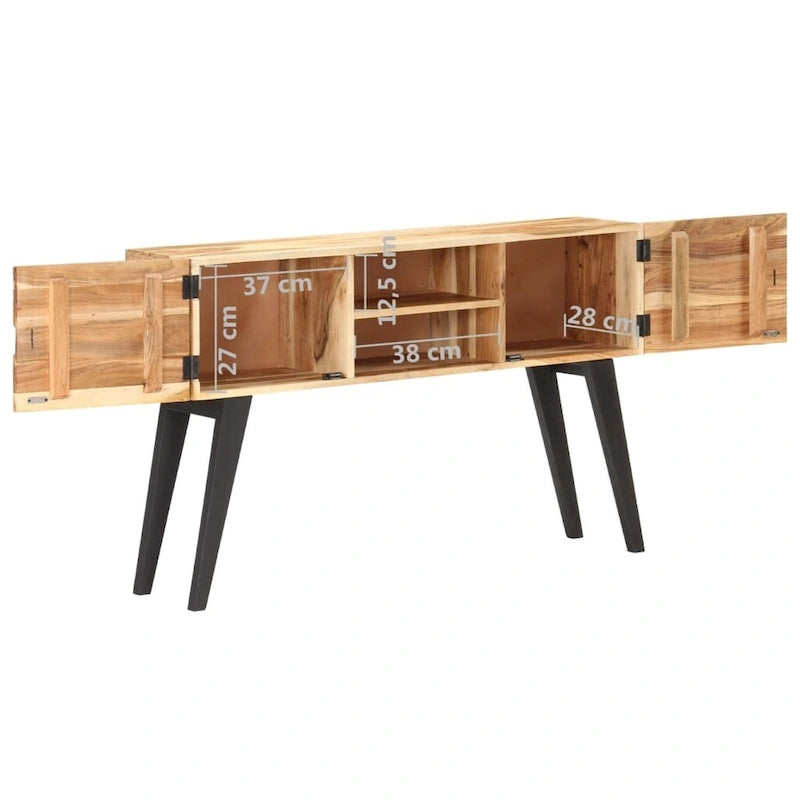 Buffet 47,2x11,8x29,5 Bois d'acacia massif