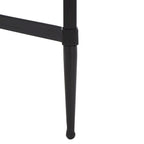 Table basse Feuille avec étagère en verre, 43"L x 43"P x 20"H, style sculpture moderne
