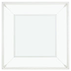 Table basse Feuille avec étagère en verre, 43"L x 43"P x 20"H, style sculpture moderne