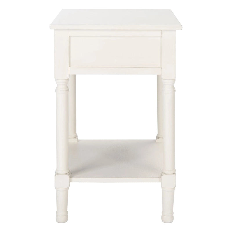 Table d'appoint à 1 tiroir - 19 larg. x 15,8 prof. x 26 haut. - 19 larg. x 16 prof. x 26 haut.