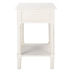 Table d'appoint à 1 tiroir - 19 larg. x 15,8 prof. x 26 haut. - 19 larg. x 16 prof. x 26 haut.