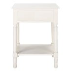 Table d'appoint à 1 tiroir - 19 larg. x 15,8 prof. x 26 haut. - 19 larg. x 16 prof. x 26 haut.