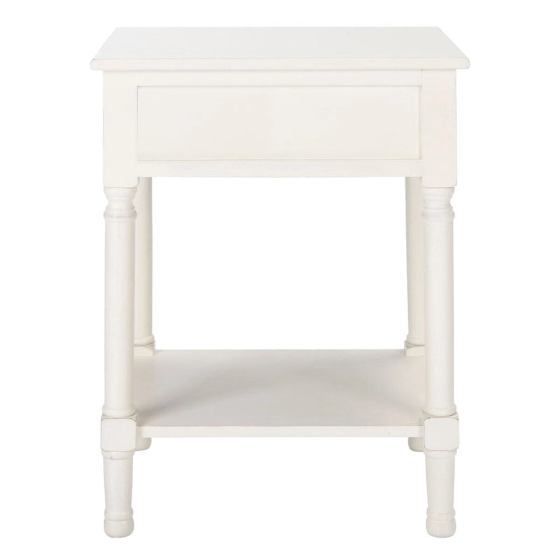 Table d'appoint à 1 tiroir - 19 larg. x 15,8 prof. x 26 haut. - 19 larg. x 16 prof. x 26 haut.