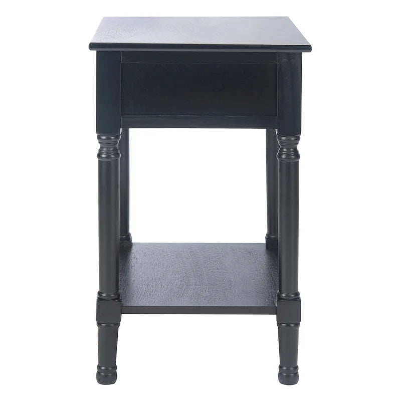 Table d'appoint à 1 tiroir - 19 larg. x 15,8 prof. x 26 haut. - 19 larg. x 16 prof. x 26 haut.