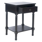 Table d'appoint à 1 tiroir - 19 larg. x 15,8 prof. x 26 haut. - 19 larg. x 16 prof. x 26 haut.